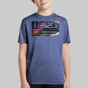 Youth Royal Heather OCSO Integrated Flag Tee